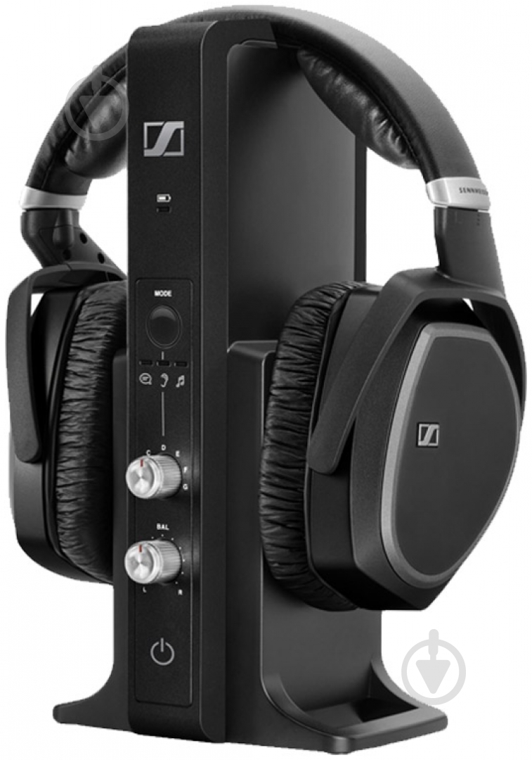 Навушники Sennheiser RS 195 black/grey - фото 1 Навушники Sennheiser RS 195 black/grey - фото 1