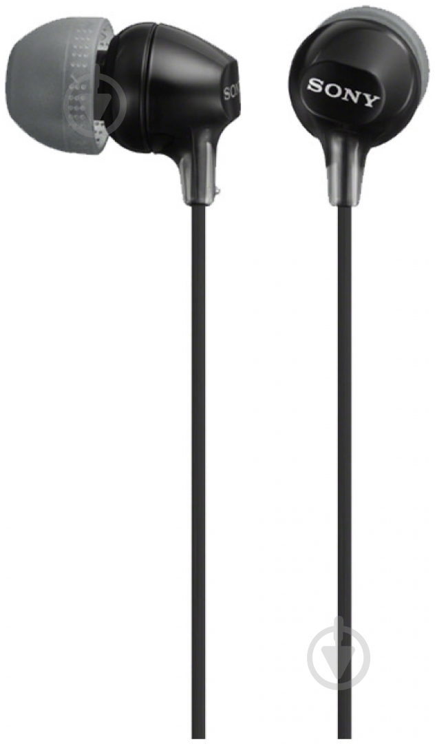 Навушники Sony MDR-EX15AP black (MDREX15APB.CE7) - фото 1