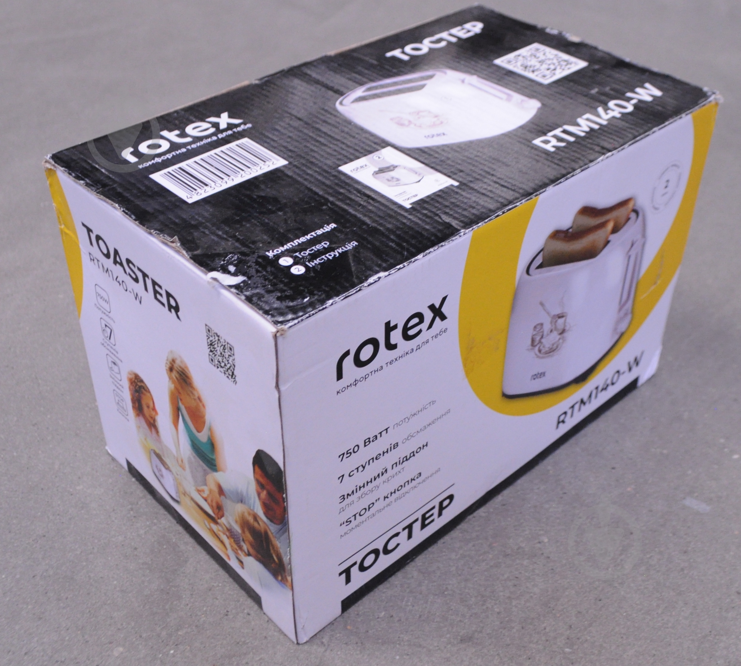 УЦЕНКА! Тостер Rotex RTM140-W (УЦ №145) - фото 3 УЦЕНКА! Тостер Rotex RTM140-W (УЦ №145) - фото 3