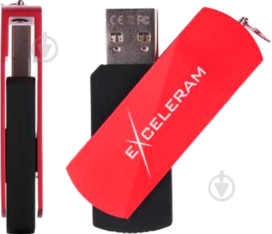 Флеш-пам'ять USB Exceleram P2 Series 32 ГБ USB 2.0 red (EXP2U2REB32) - фото 4