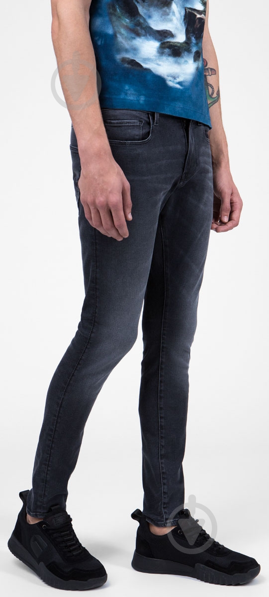 Джинсы G-Star RAW 3301 Sec Skinny D01159,A406-71 р. 32-34 синий - фото 2