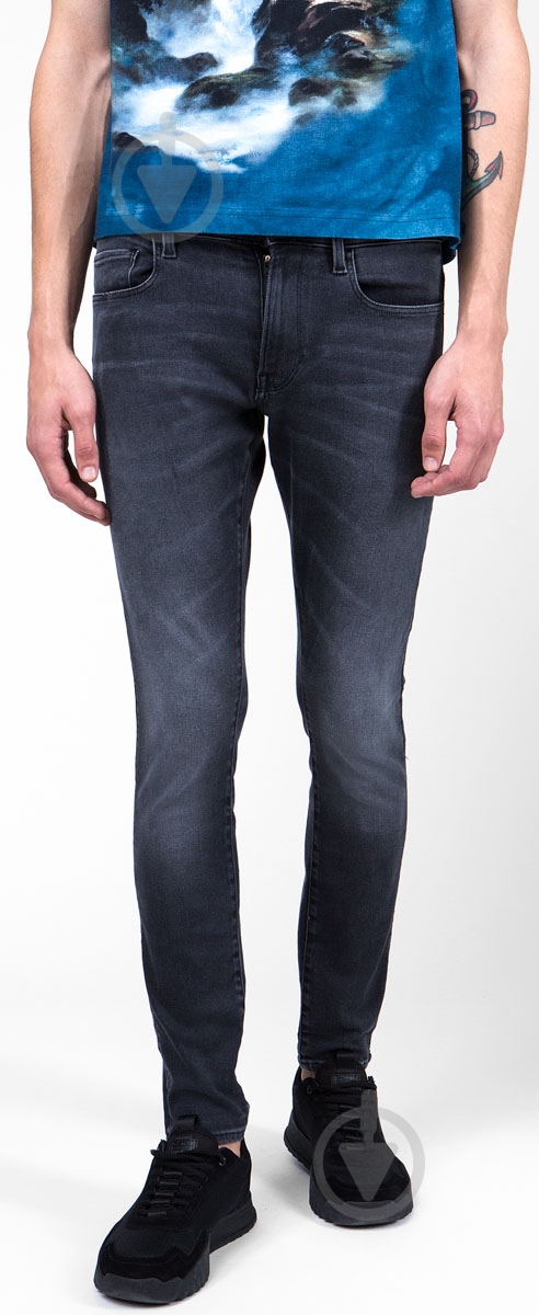 Джинсы G-Star RAW 3301 Sec Skinny D01159,A406-71 р. 32-34 синий - фото 1