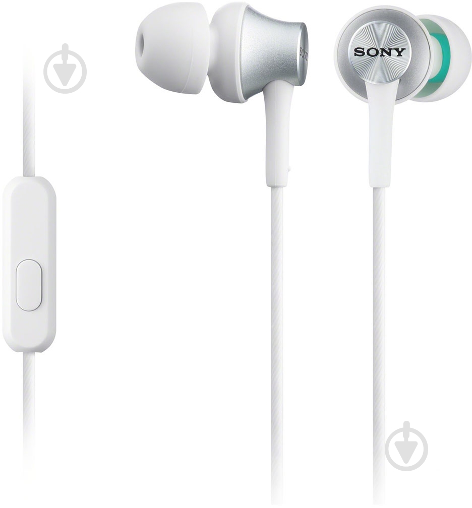Наушники Sony MDR-EX15AP white (MDREX15APW.CE7) - фото 1 Наушники Sony MDR-EX15AP white (MDREX15APW.CE7) - фото 1