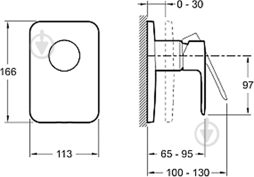 Смеситель для душа Jacob Delafon July Е98702-СР - фото 2 Смеситель для душа Jacob Delafon July Е98702-СР - фото 2