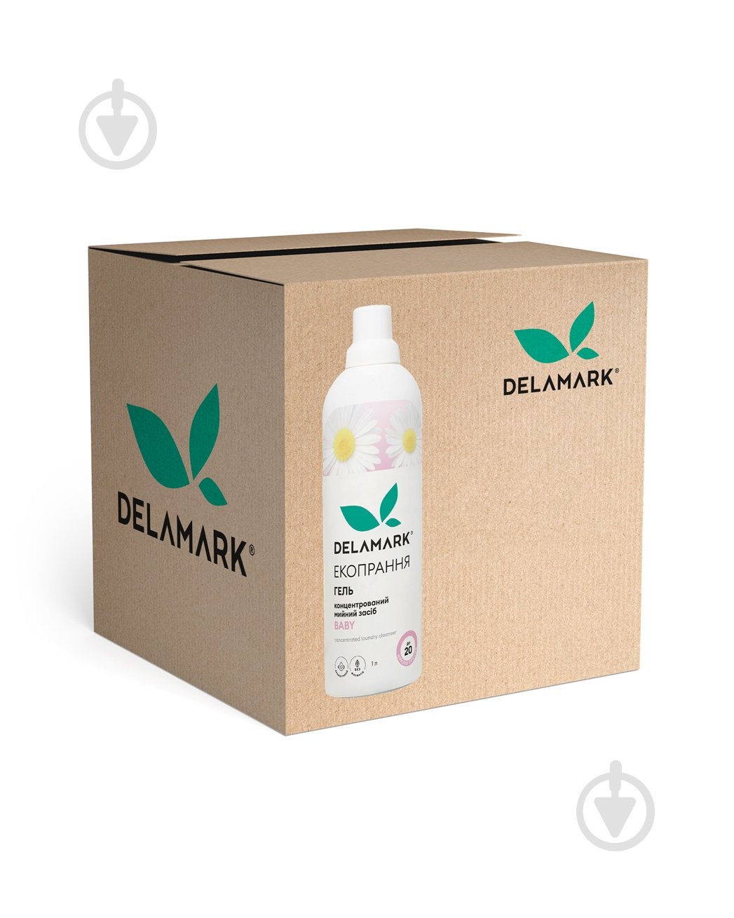 Гель для стирки для машинной и ручной стирки DeLaMark Baby 1 л 8 шт. - фото 1 Гель для стирки для машинной и ручной стирки DeLaMark Baby 1 л 8 шт. - фото 1