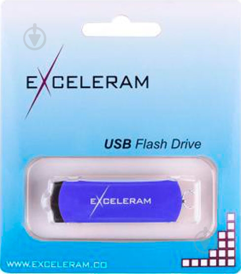 Флеш-память USB Exceleram P2 Series 32 ГБ USB 2.0 blue (EXP2U2BLB32) - фото 8