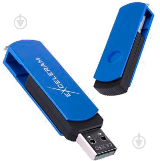 Флеш-память USB Exceleram P2 Series 32 ГБ USB 2.0 blue (EXP2U2BLB32) - фото 1