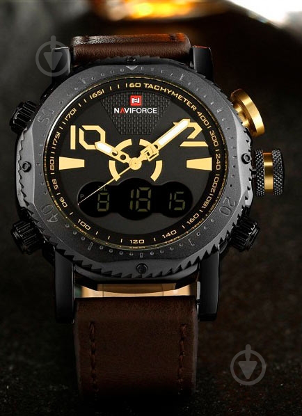 Наручний годинник NaviForce BYDBN-NF9094 brown - фото 3
