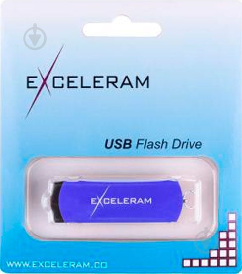 Флеш-память USB Exceleram P2 Series 64 ГБ USB 2.0 blue (EXP2U2BLB64) - фото 8 Флеш-память USB Exceleram P2 Series 64 ГБ USB 2.0 blue (EXP2U2BLB64) - фото 8