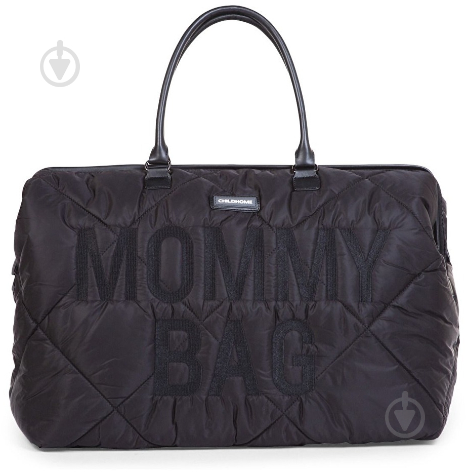 Сумка Childhome Mommy bag puffered black (CWMBBPBL) - фото 1 Сумка Childhome Mommy bag puffered black (CWMBBPBL) - фото 1