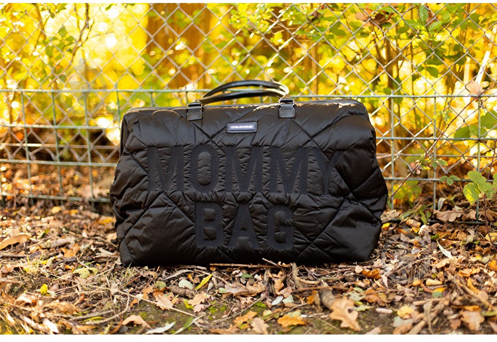 Сумка Childhome Mommy bag puffered black (CWMBBPBL) - фото 11 Сумка Childhome Mommy bag puffered black (CWMBBPBL) - фото 11