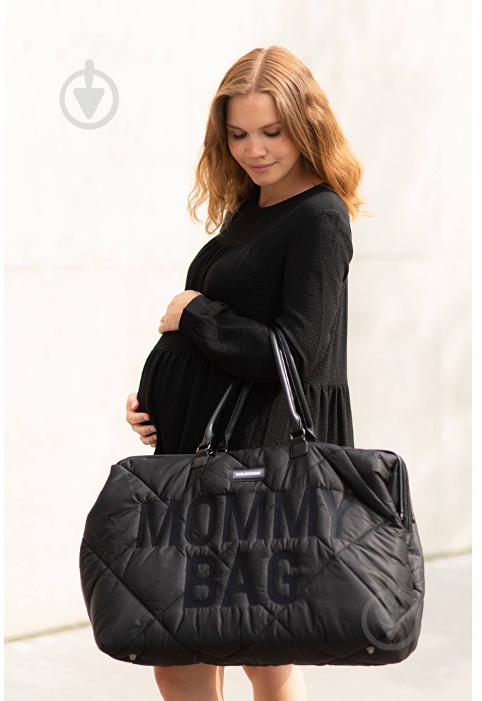 Сумка Childhome Mommy bag puffered black (CWMBBPBL) - фото 16 Сумка Childhome Mommy bag puffered black (CWMBBPBL) - фото 16