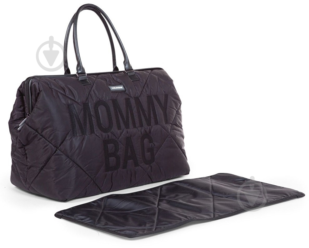 Сумка Childhome Mommy bag puffered black (CWMBBPBL) - фото 5 Сумка Childhome Mommy bag puffered black (CWMBBPBL) - фото 5