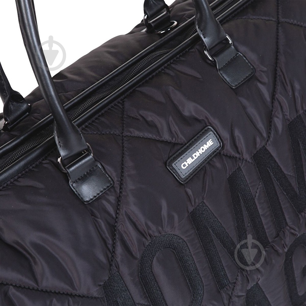 Сумка Childhome Mommy bag puffered black (CWMBBPBL) - фото 6 Сумка Childhome Mommy bag puffered black (CWMBBPBL) - фото 6