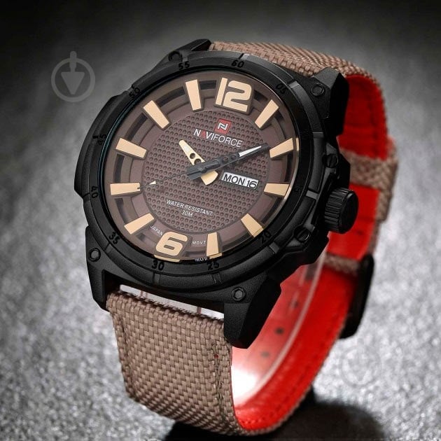 Наручний годинник NaviForce BYY-NF9066 beige - фото 2 Наручний годинник NaviForce BYY-NF9066 beige - фото 2