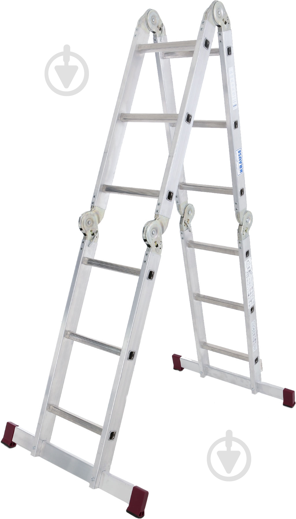 Шарнірна драбина-стрем'янка Krause Multi Matic Corda 4x3 (085108) - фото 2