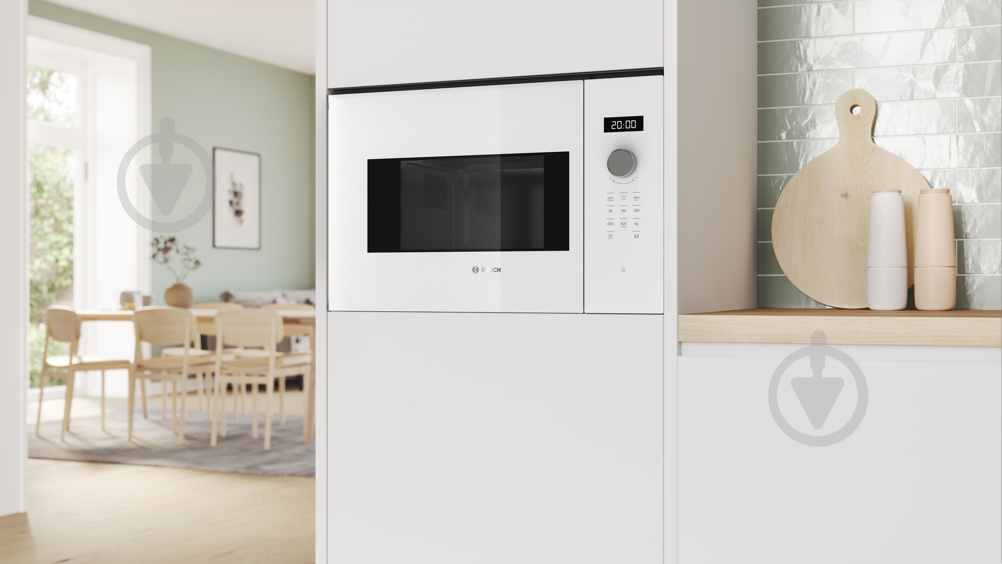 Вбудовувана мікрохвильова піч Bosch BFL524MW2 - фото 5