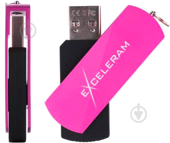 Флеш-пам'ять USB Exceleram P2 Series 16 ГБ USB 2.0 violet (EXP2U2PUB16) - фото 4