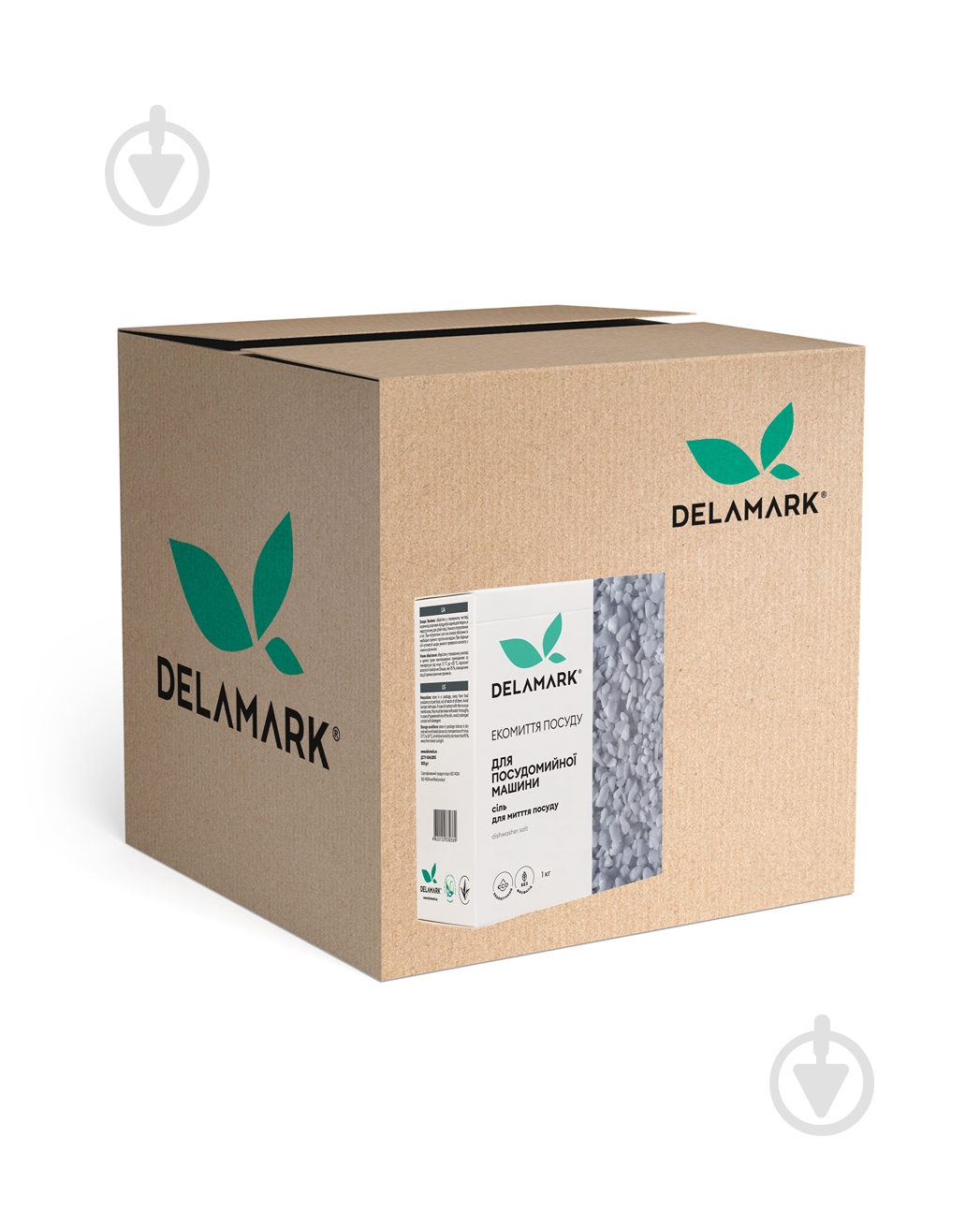 Соль для посудомоечных машин DeLaMark 8 шт. 1 кг - фото 1 Соль для посудомоечных машин DeLaMark 8 шт. 1 кг - фото 1