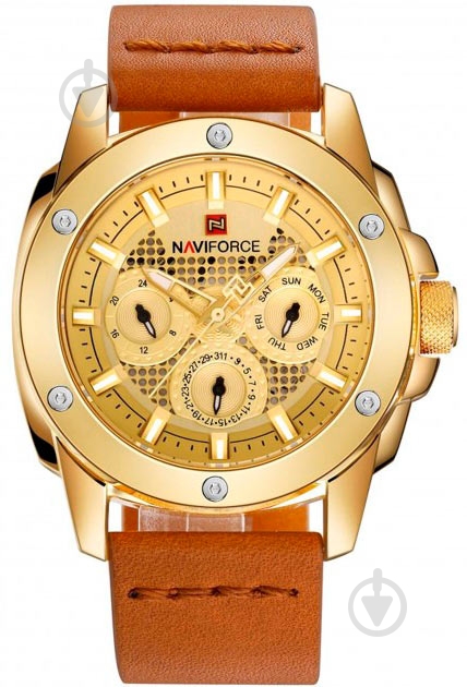 Наручные часы NaviForce GGLBN-NF9116 gold - фото 1