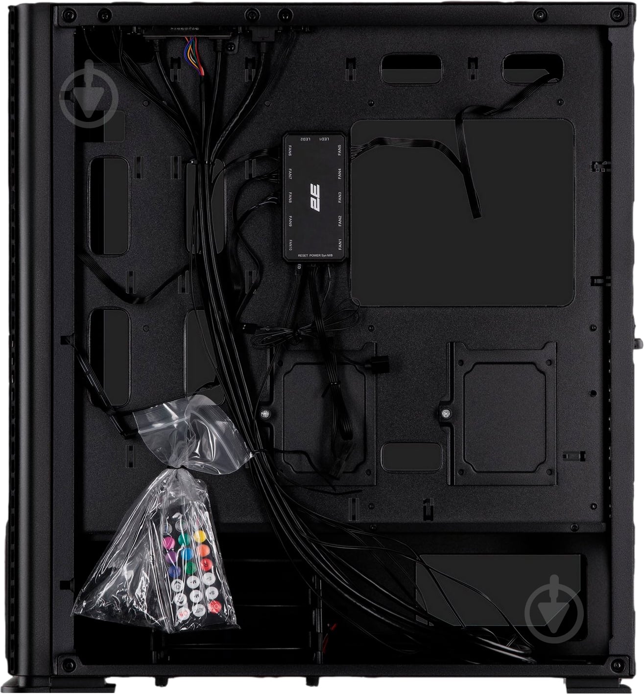 Корпус 2E Vertex Tempered Glass без БП (2E-GI01B) black - фото 9