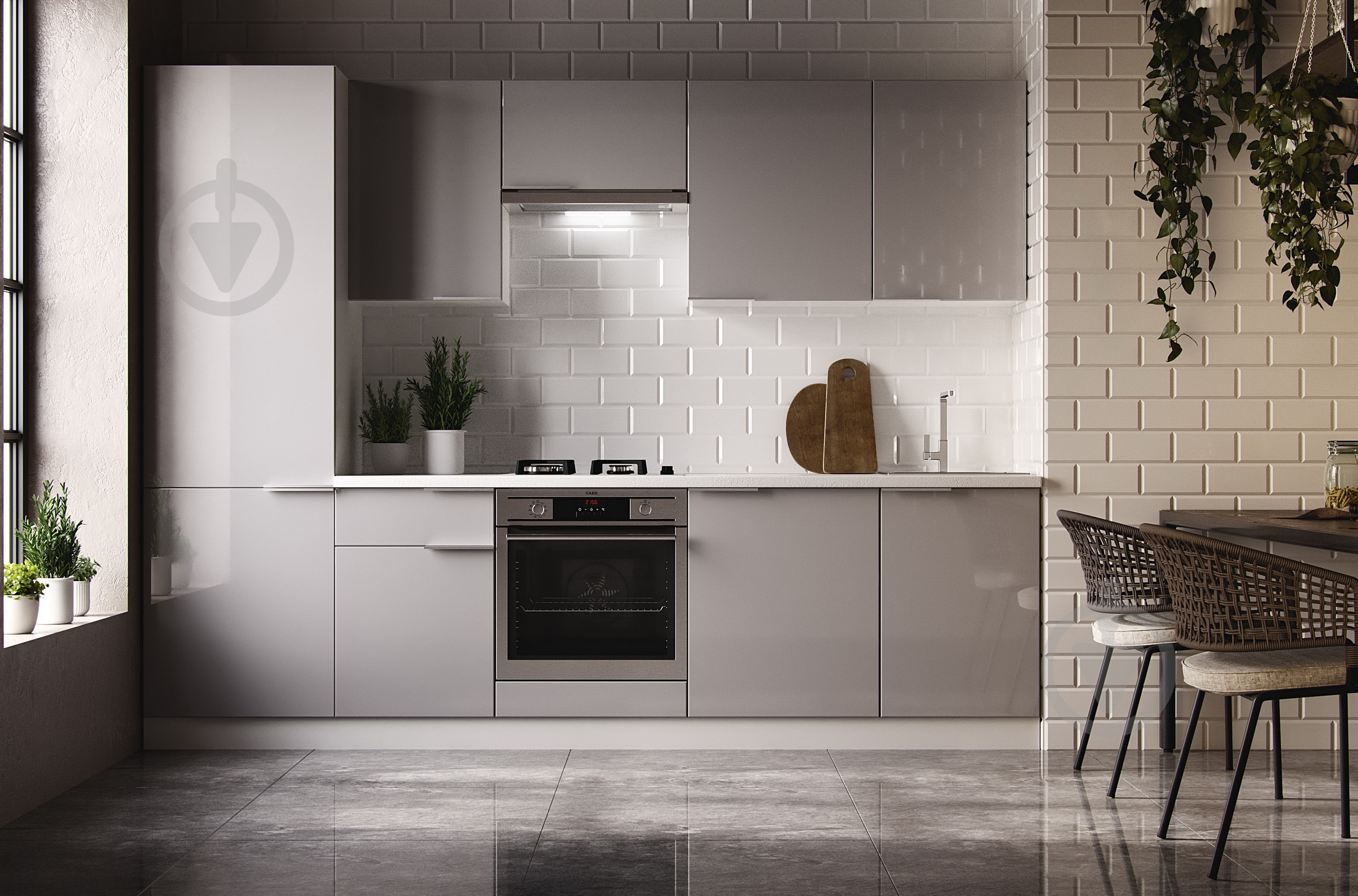 Кухня Грейд Бриджит Грейд МДФ 2,8 м - фото 2