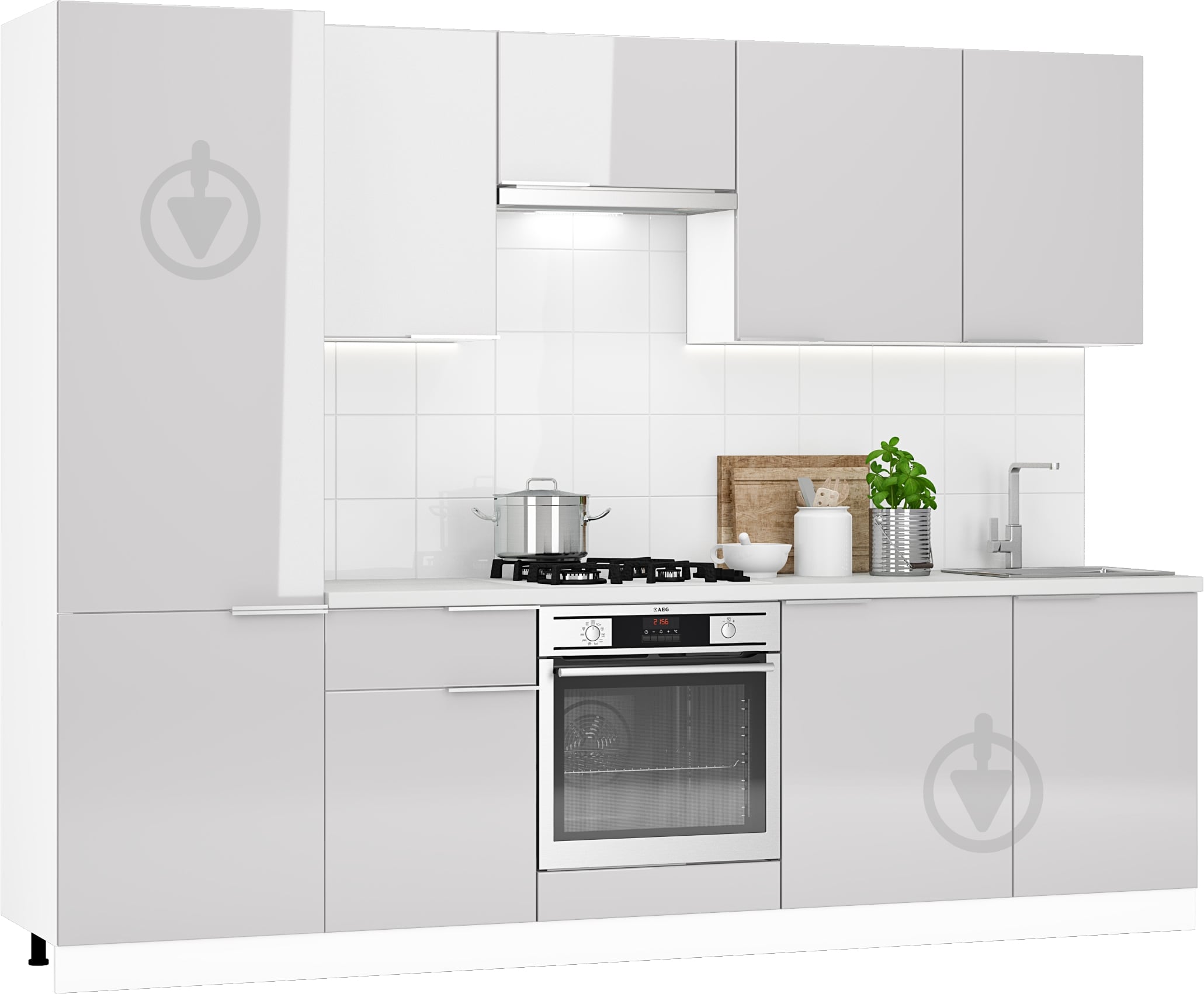 Кухня Грейд Бриджит Грейд МДФ 2,8 м - фото 1