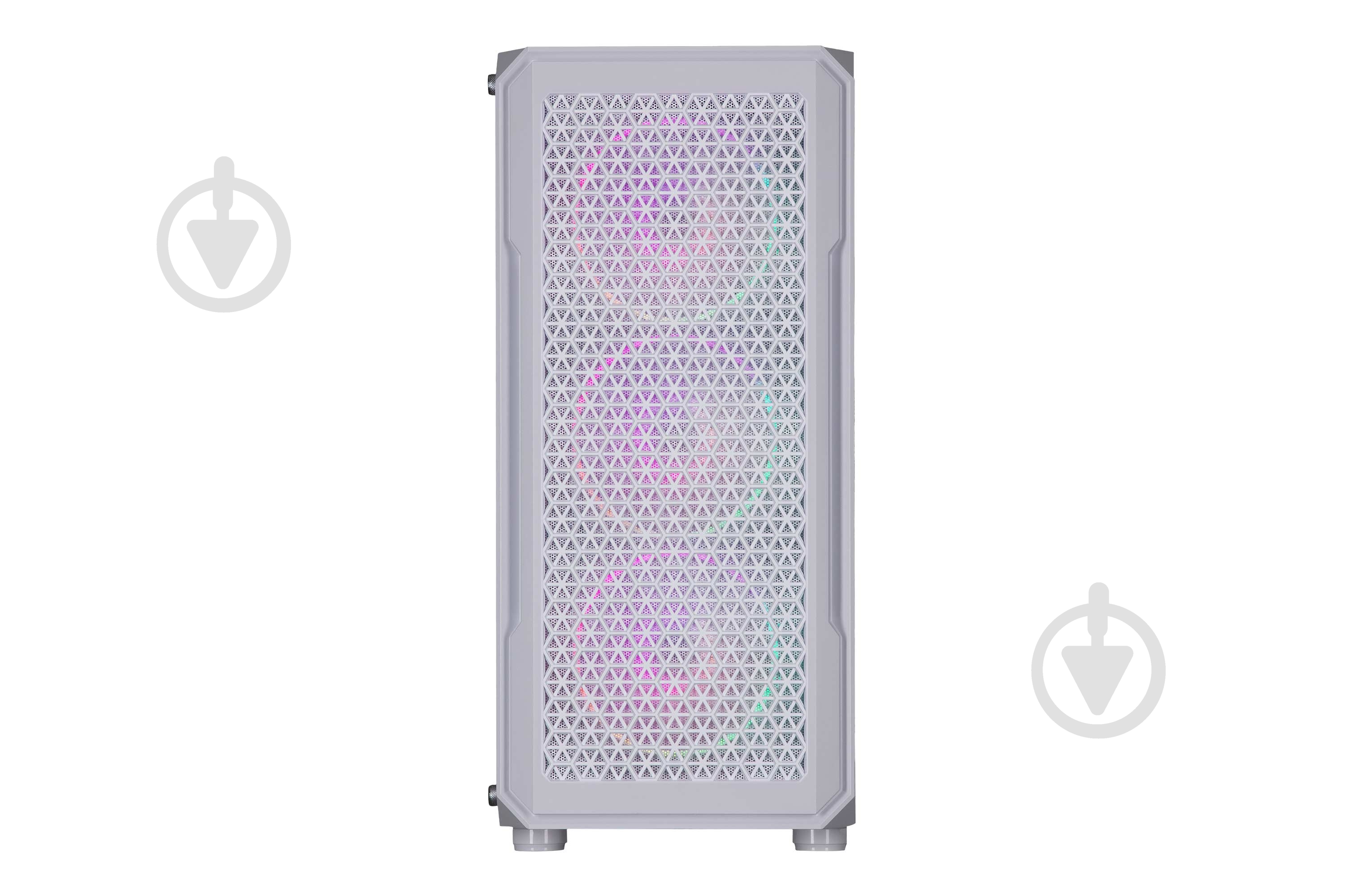 Корпус 2E Hexagon Tempered Glass без БП (2E-G338W) white - фото 7 Корпус 2E Hexagon Tempered Glass без БП (2E-G338W) white - фото 7