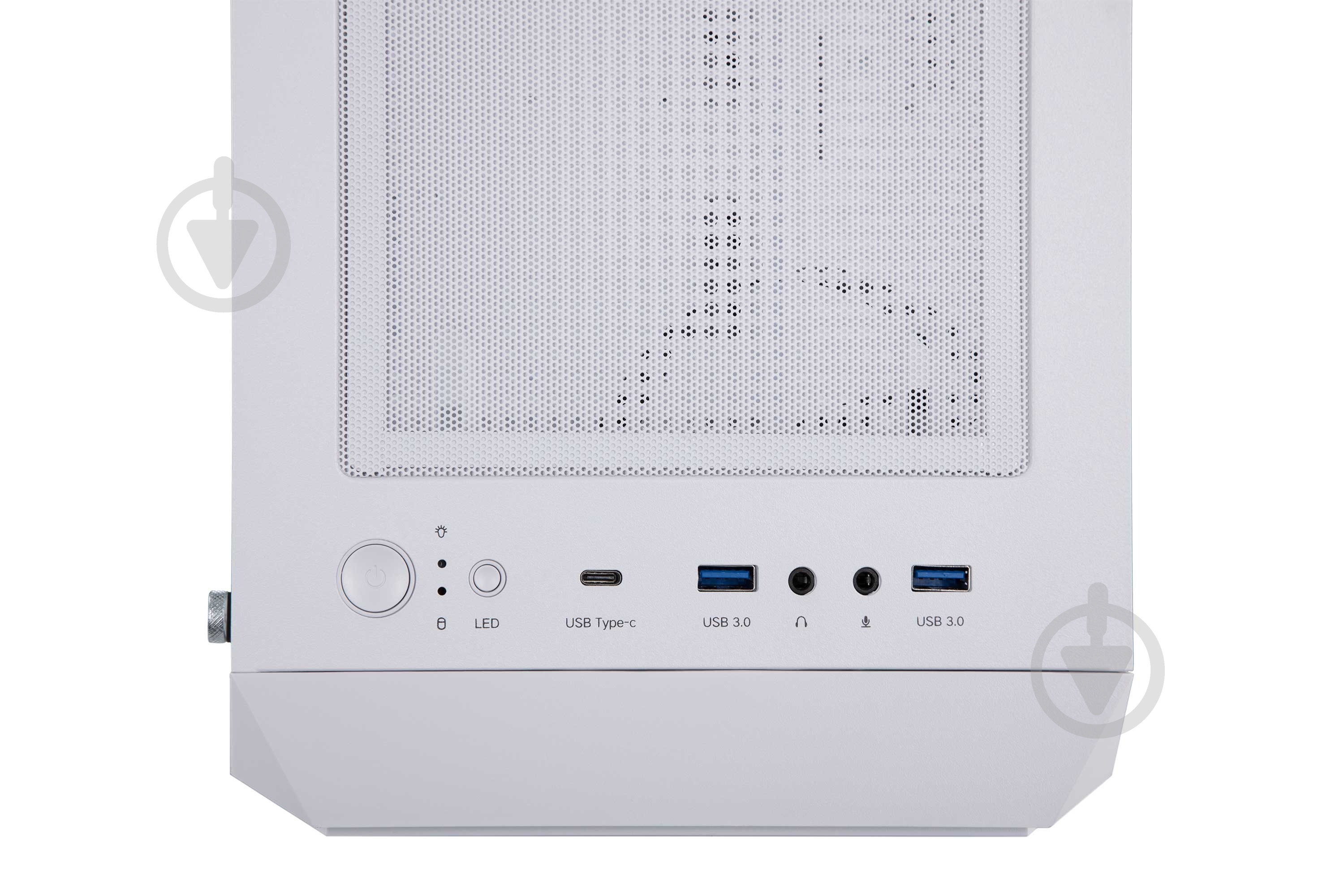 Корпус 2E Hexagon Tempered Glass без БП (2E-G338W) white - фото 4 Корпус 2E Hexagon Tempered Glass без БП (2E-G338W) white - фото 4