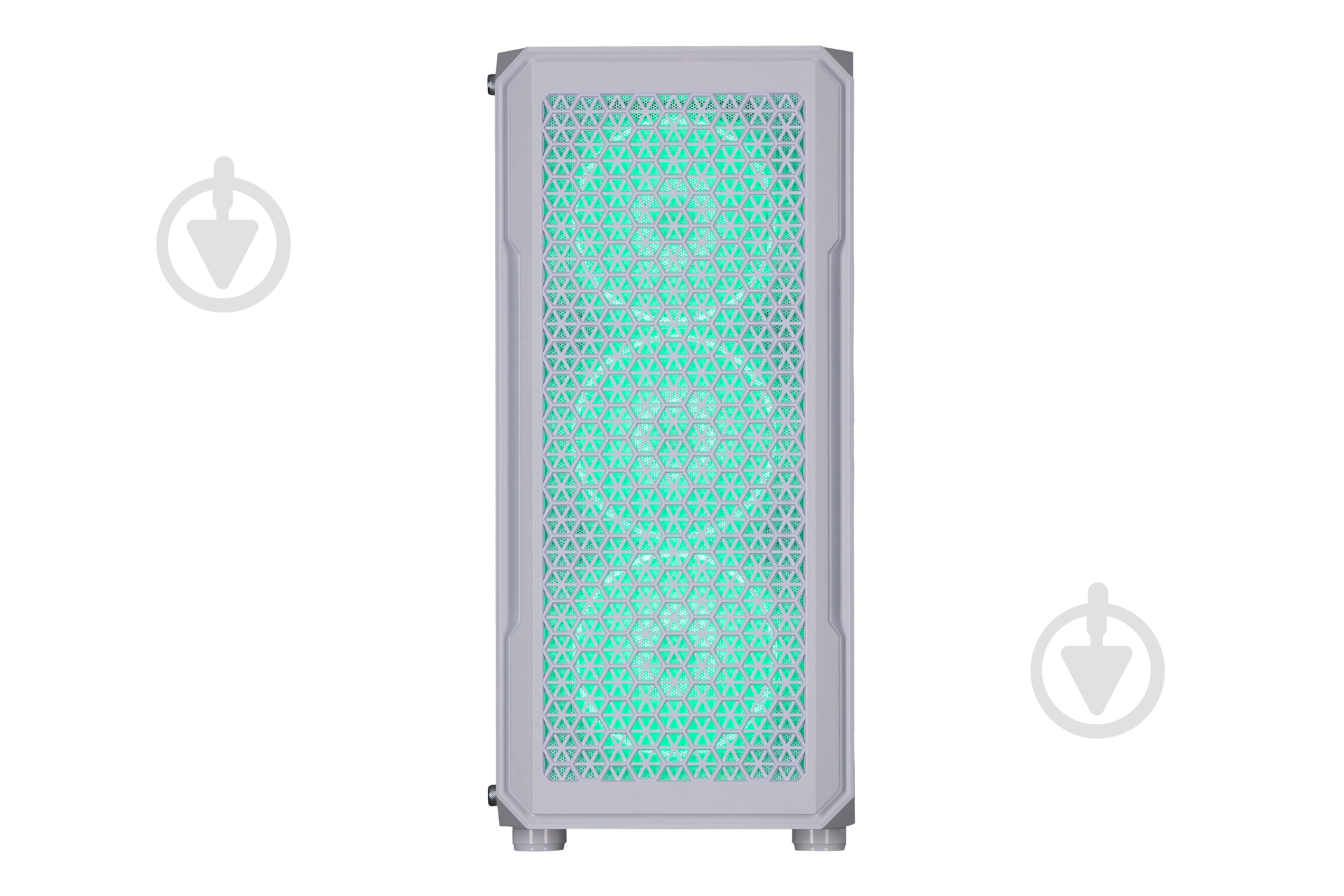 Корпус 2E Hexagon Tempered Glass без БП (2E-G338W) white - фото 11 Корпус 2E Hexagon Tempered Glass без БП (2E-G338W) white - фото 11