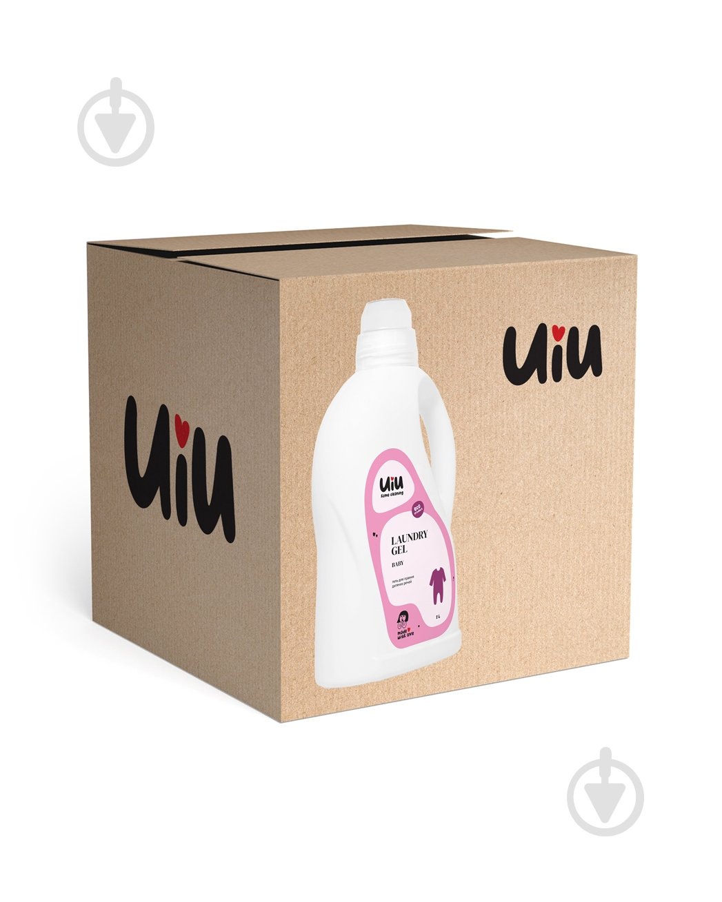 Гель для стирки для машинной и ручной стирки UIU для детских вещей 2 л 4 шт. - фото 1