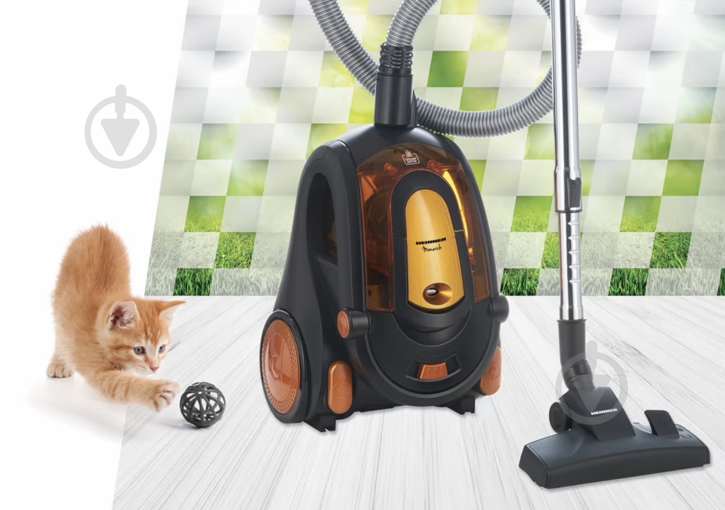 Пылесос Heinner HVC-V800BK brown - фото 3 Пылесос Heinner HVC-V800BK brown - фото 3