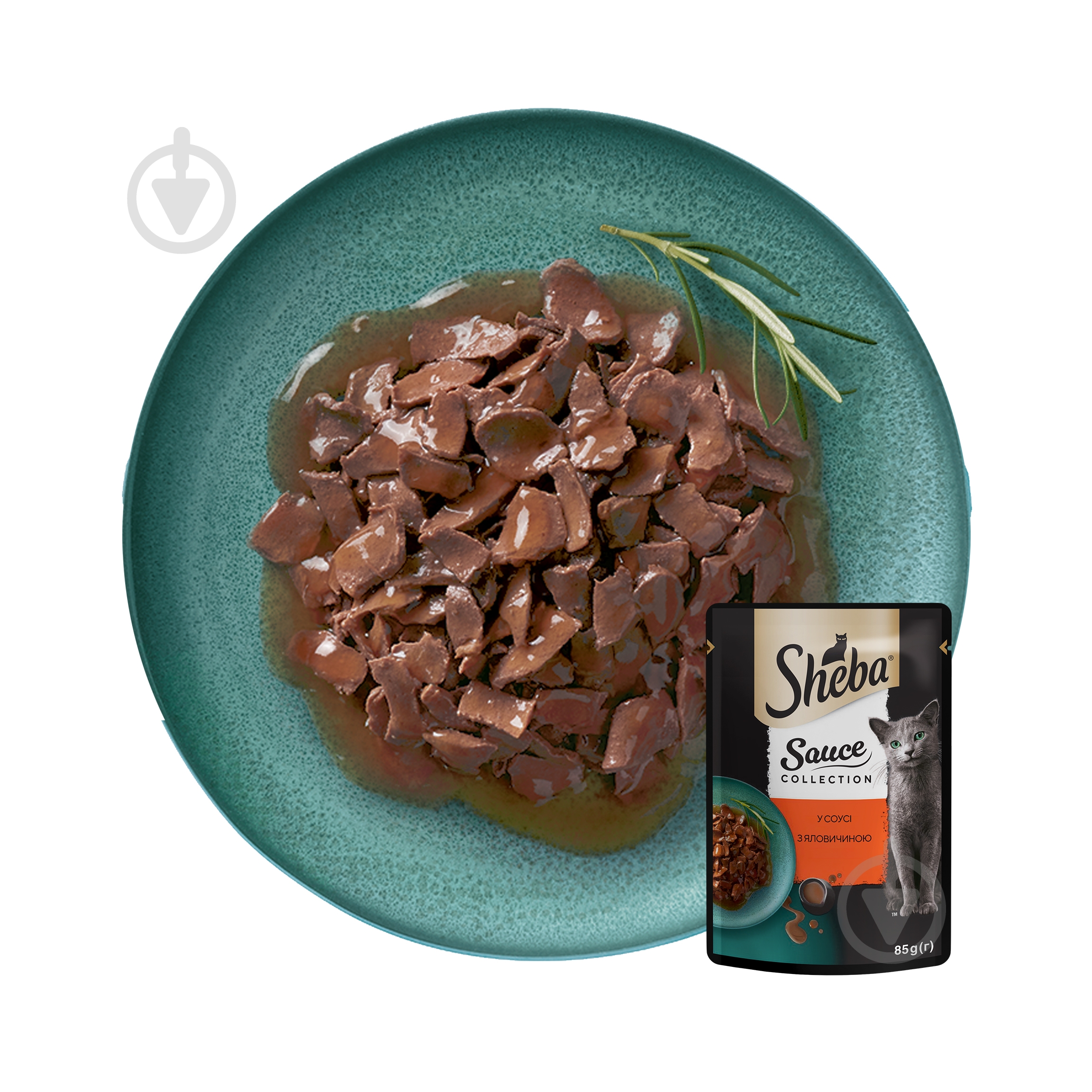 Корм вологий для котів Sheba з яловичиною в соусі 28 шт. 85 г - фото 3 Корм вологий для котів Sheba з яловичиною в соусі 28 шт. 85 г - фото 3