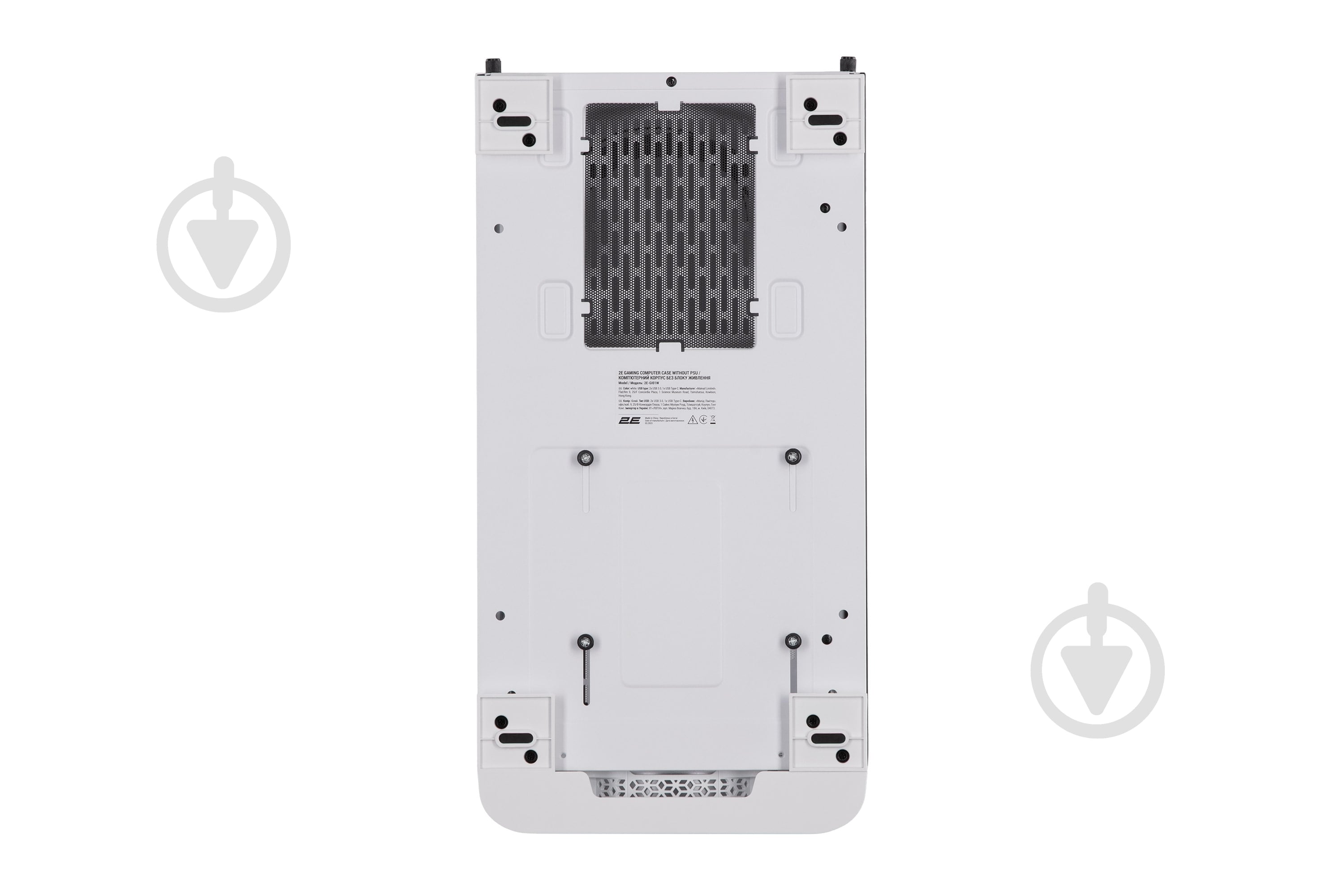 Корпус 2E Vertex Tempered Glass без БП (2E-GI01W) white - фото 5