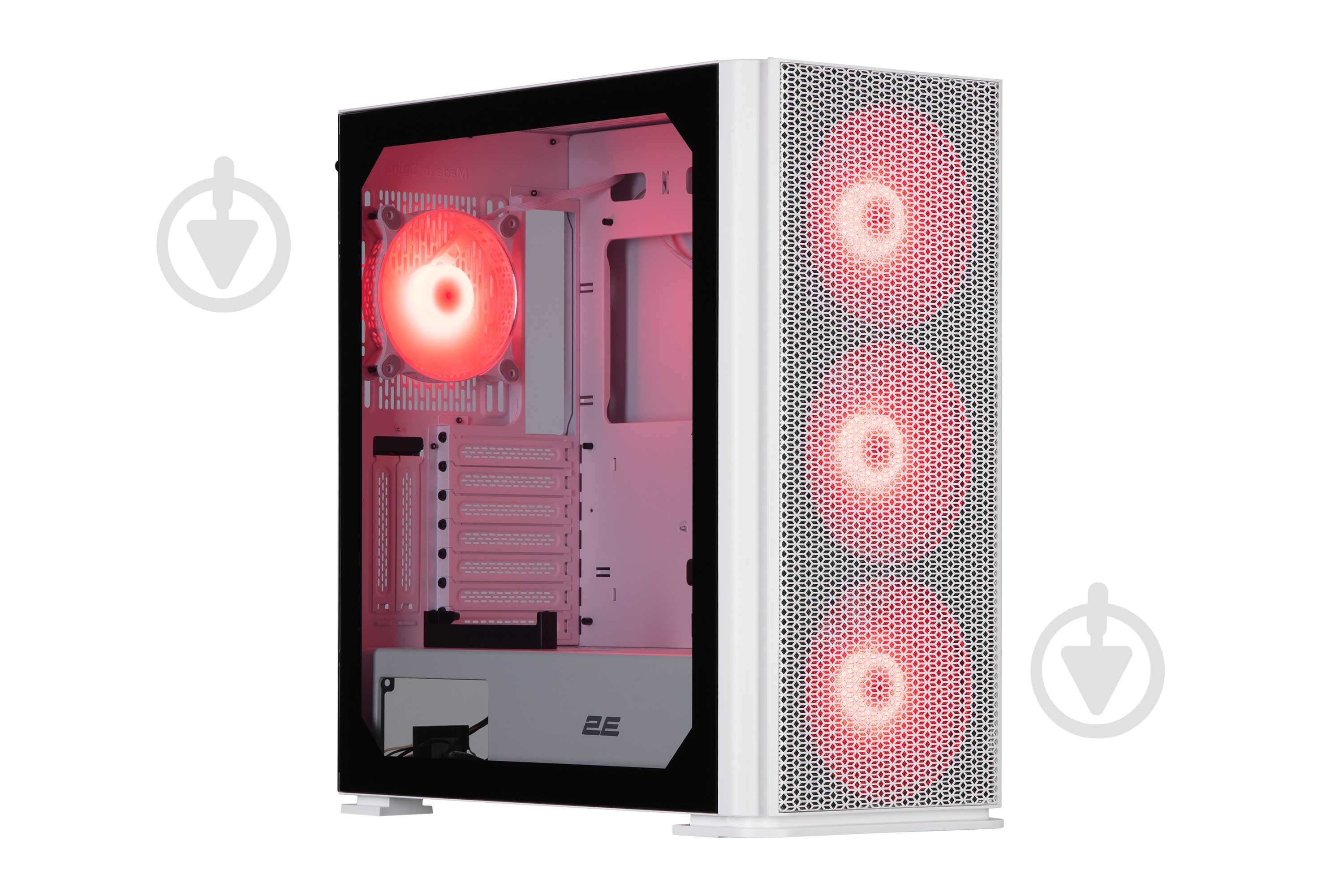 Корпус 2E Vertex Tempered Glass без БП (2E-GI01W) white - фото 15