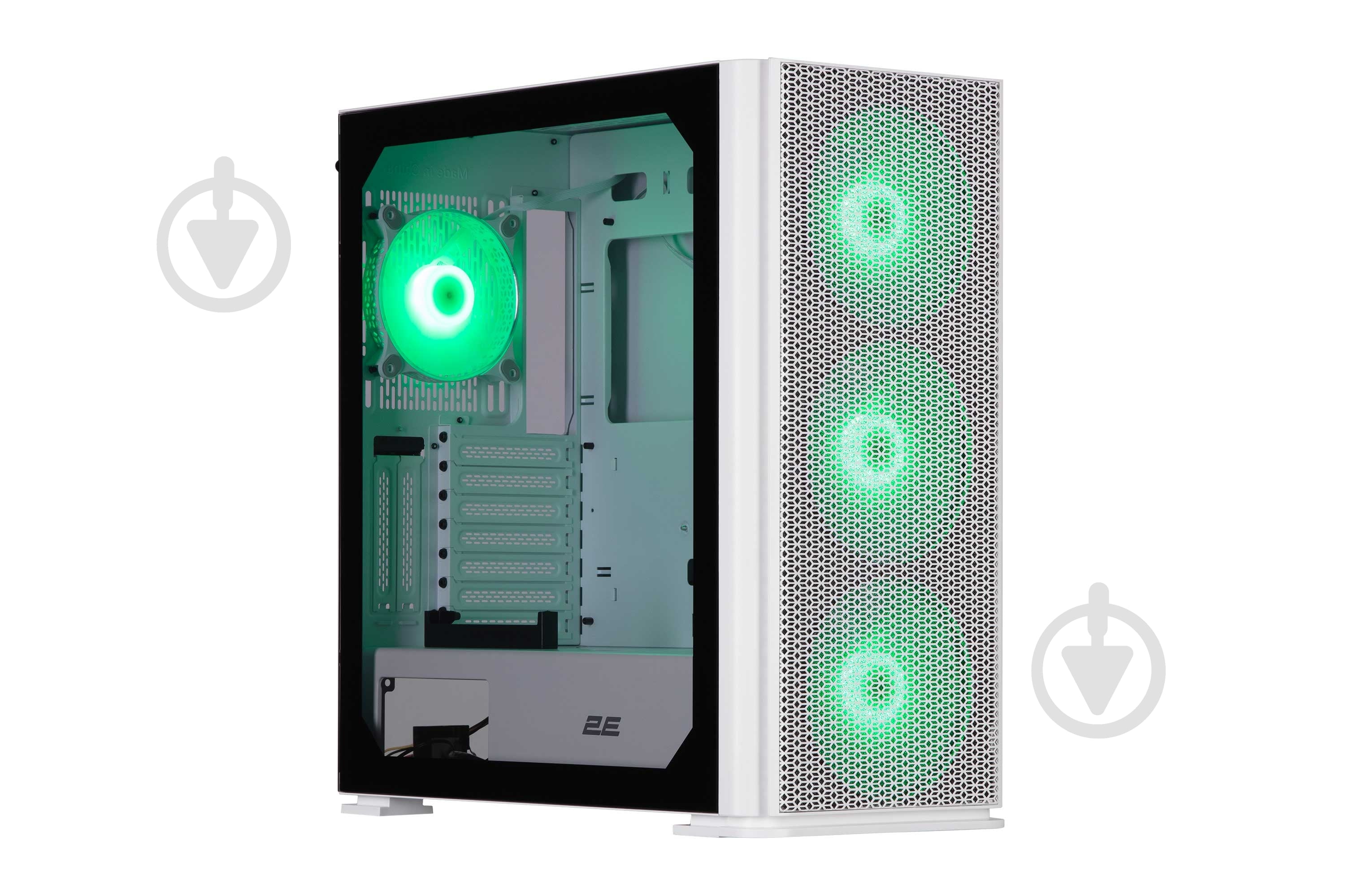 Корпус 2E Vertex Tempered Glass без БП (2E-GI01W) white - фото 14