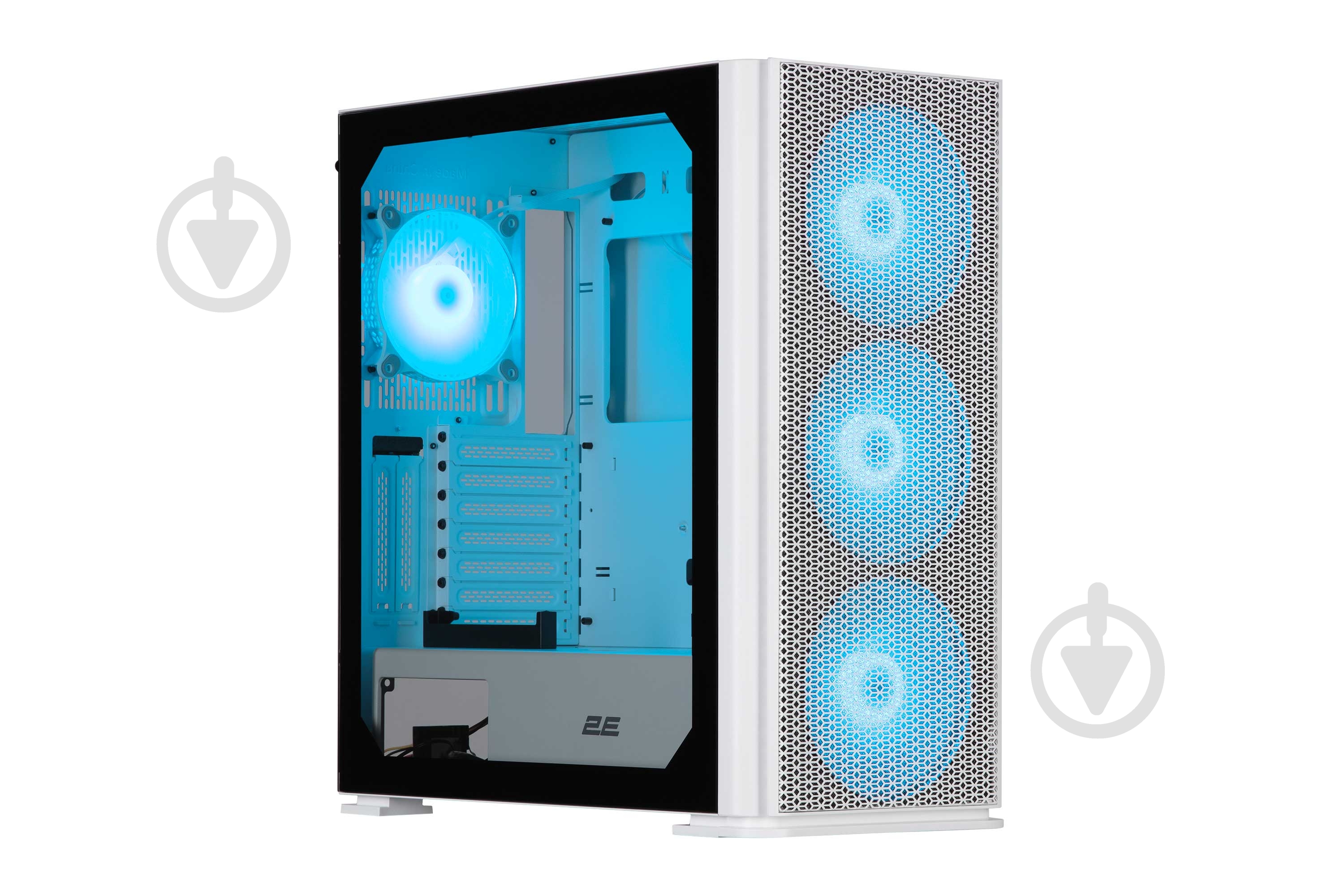 Корпус 2E Vertex Tempered Glass без БП (2E-GI01W) white - фото 12