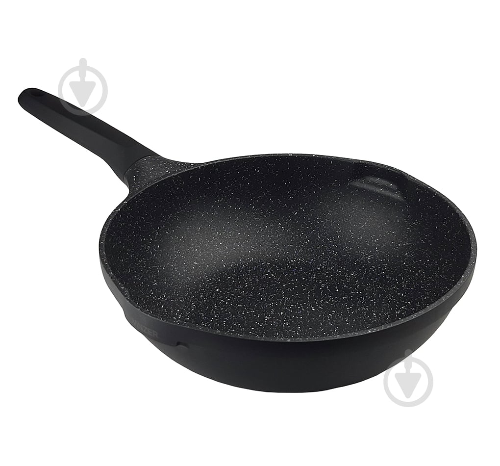 Сковорода wok Vinzer WOK 28 см Kuro Induction Line 50425 - фото 1