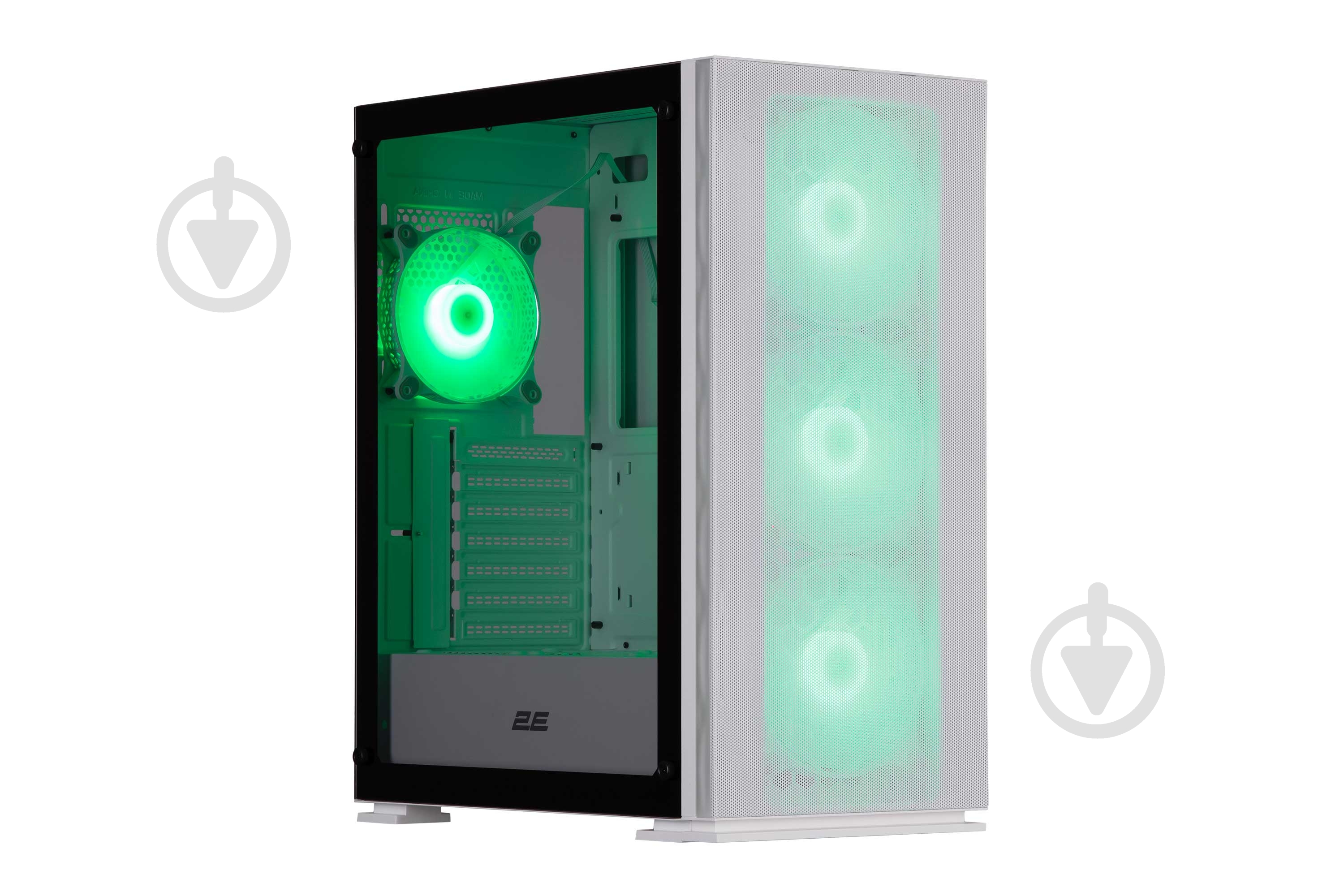 Корпус 2E Virtus Neo Tempered Glass без БП (2E-G3301NW) white - фото 18