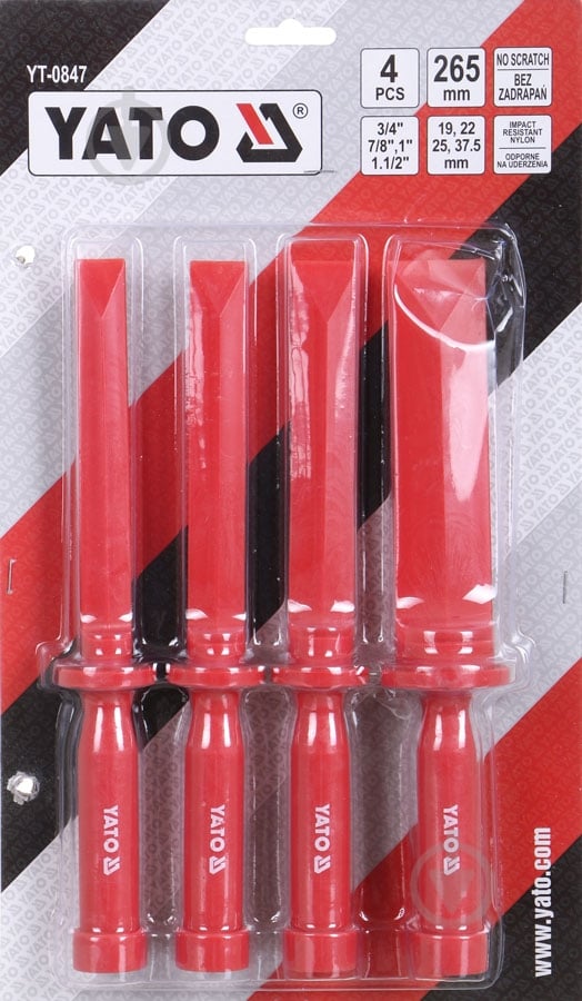 Набор скребков YATO YT-0847 - фото 3 Набор скребков YATO YT-0847 - фото 3