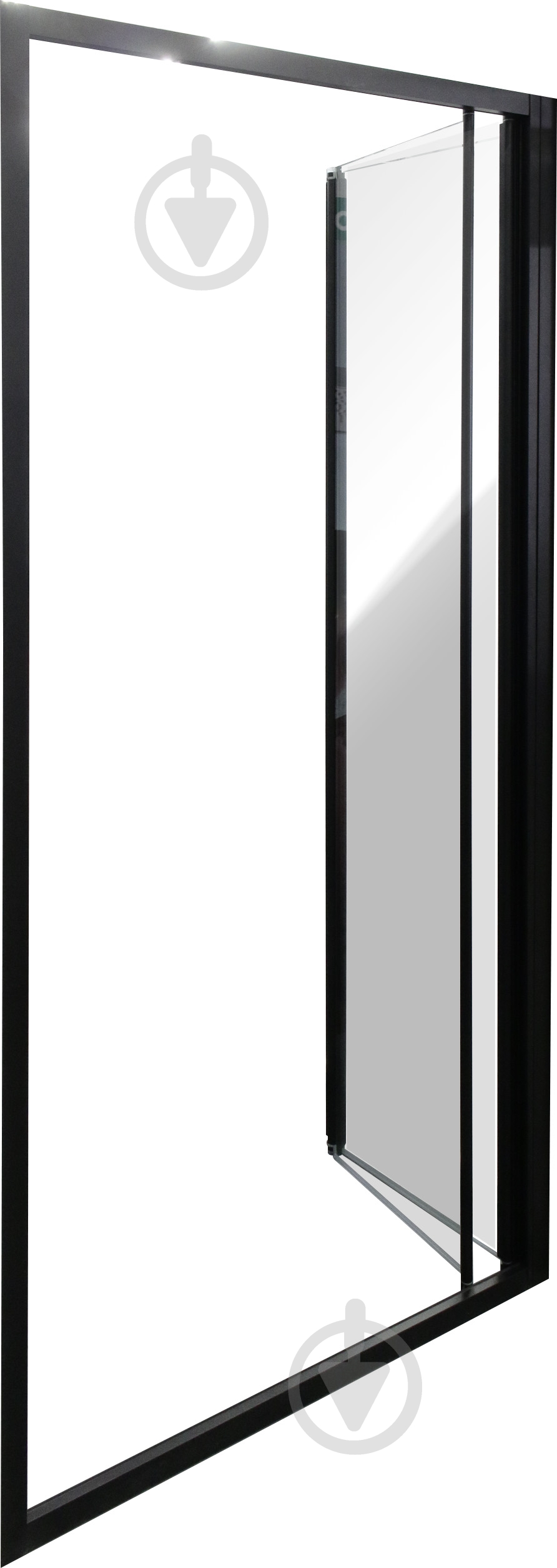 Душевые двери Bravat Black Line 100х200 см - фото 2 Душевые двери Bravat Black Line 100х200 см - фото 2