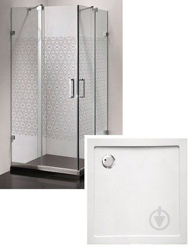 Душевая кабина Appollo 90х90 см TS-6360+599-9090S - фото 1