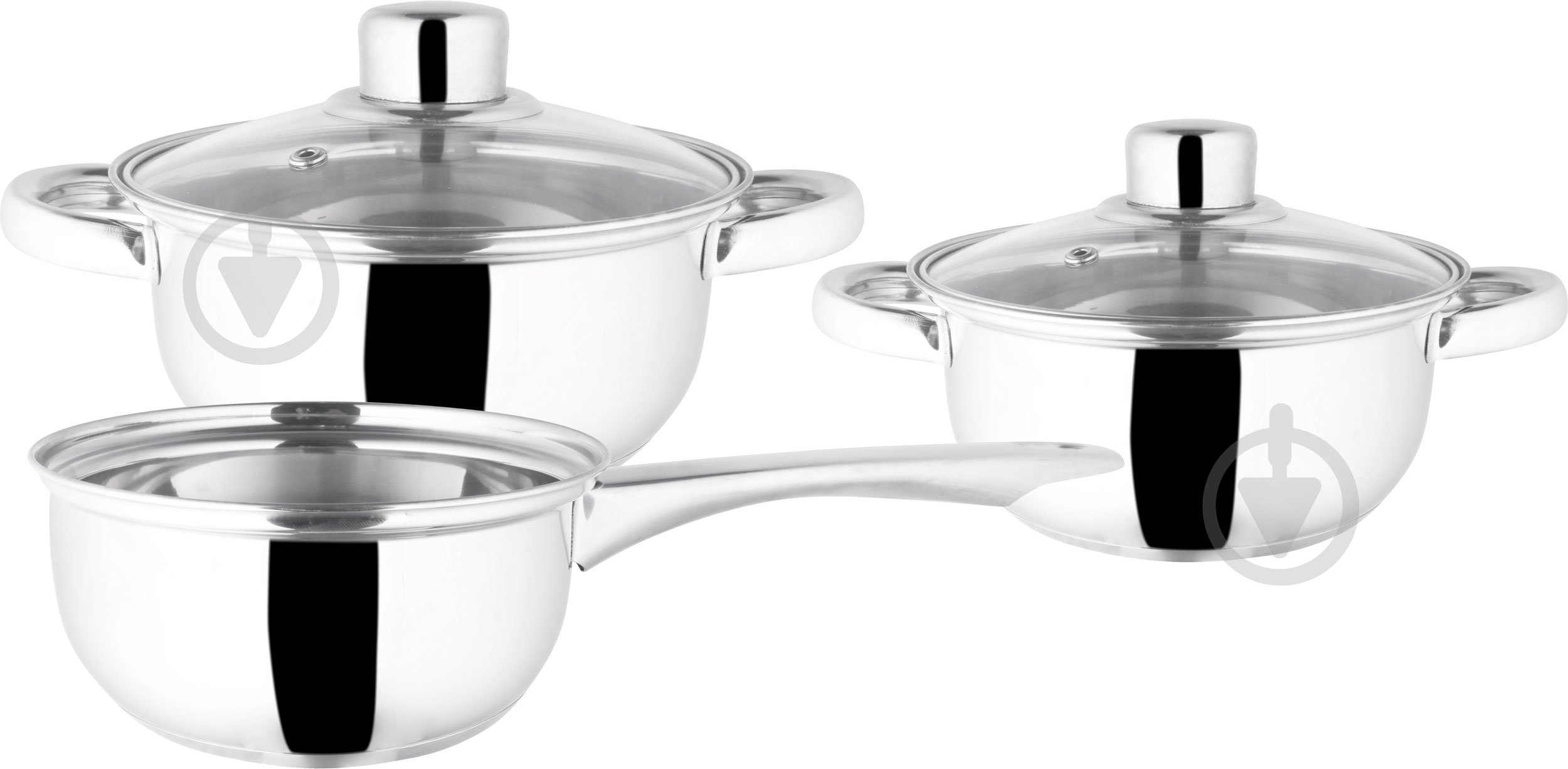 Набор кастрюль UP! (Underprice) 5 предметов - фото 1