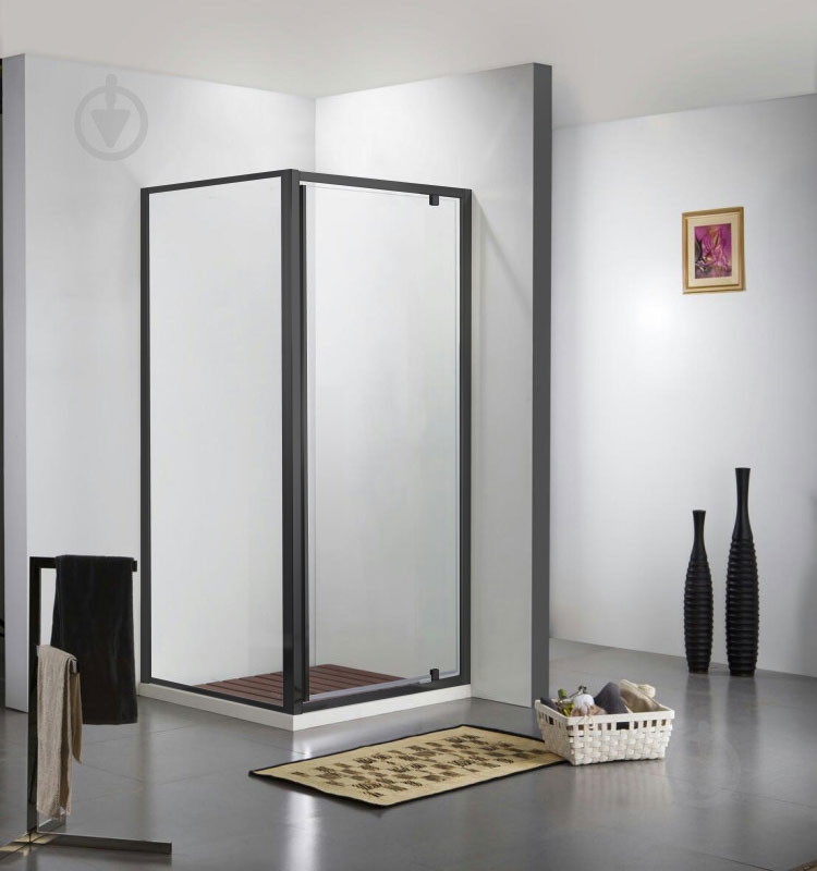 Душевая кабина Bravat Black Line 90х90 см - фото 1