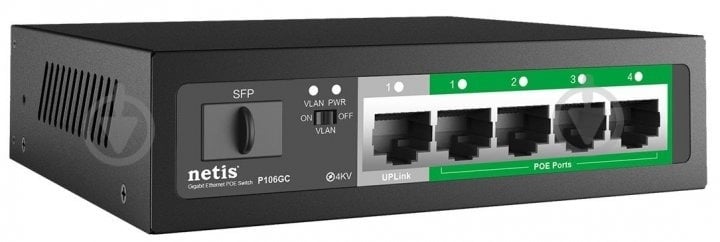 Комутатор Netis P106GC - фото 2 Комутатор Netis P106GC - фото 2