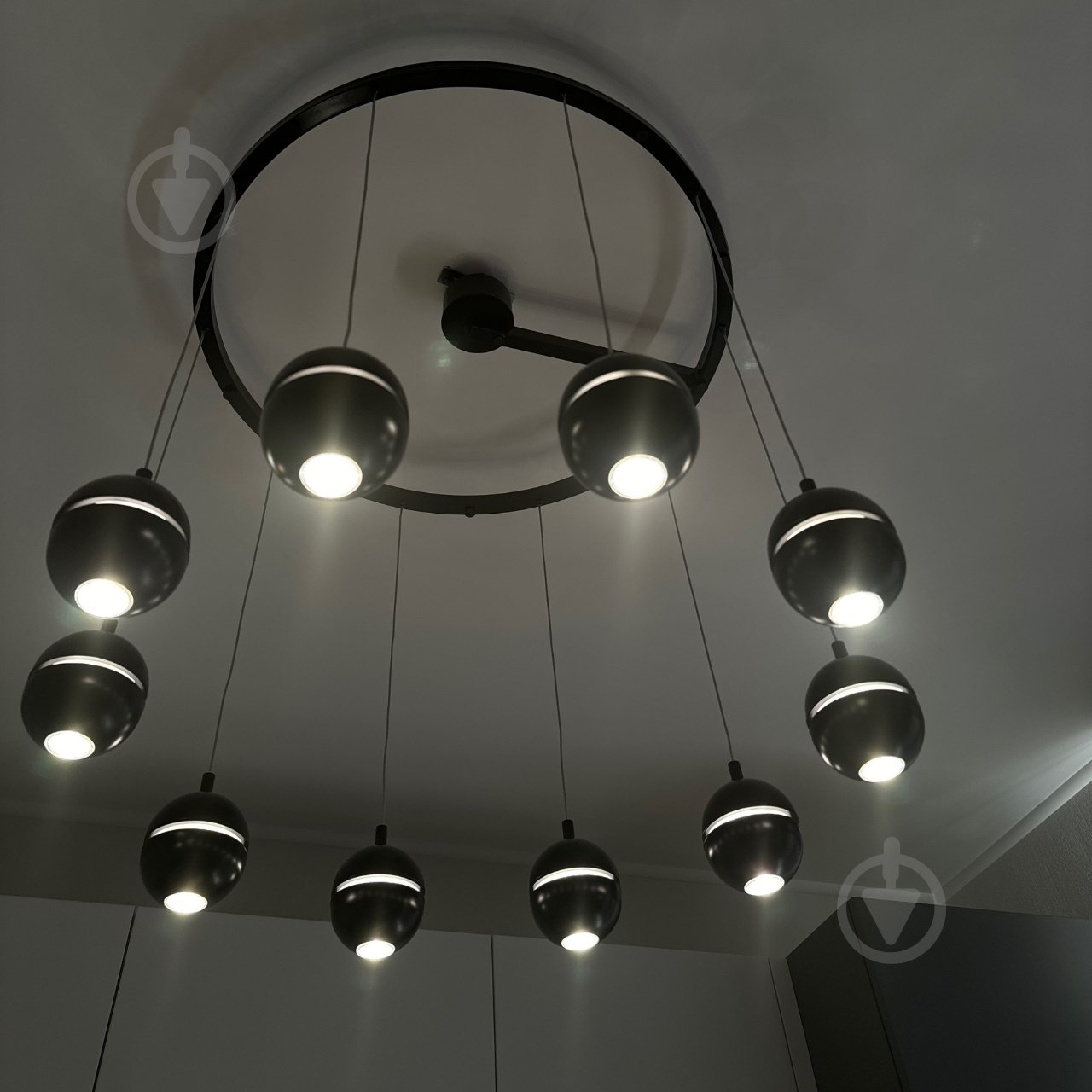 Світильник підвісний Emotion_20.13 2700К 42 Вт MR11 чорний NB 90/10-P-R9005-W - фото 5 Світильник підвісний Emotion_20.13 2700К 42 Вт MR11 чорний NB 90/10-P-R9005-W - фото 5