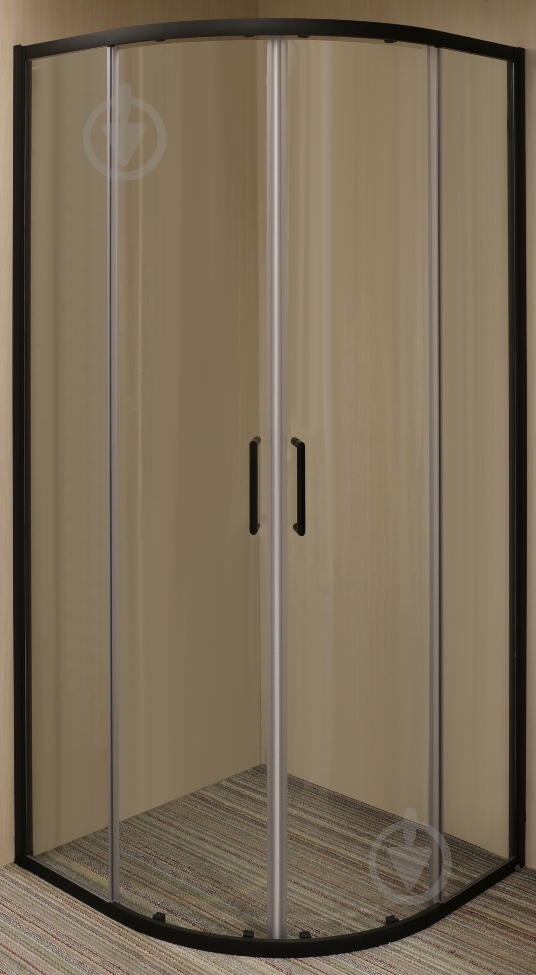 Душевая кабина Bravat Black Line 90х90 - фото 1