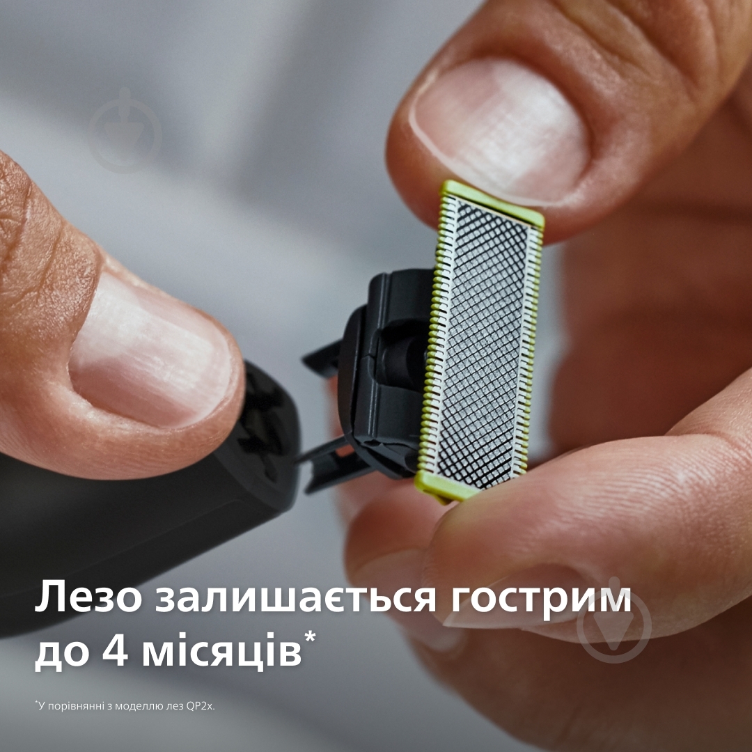 Электробритва-триммер Philips OneBlade Pro 2 в 1 QP6504/15 - фото 8
