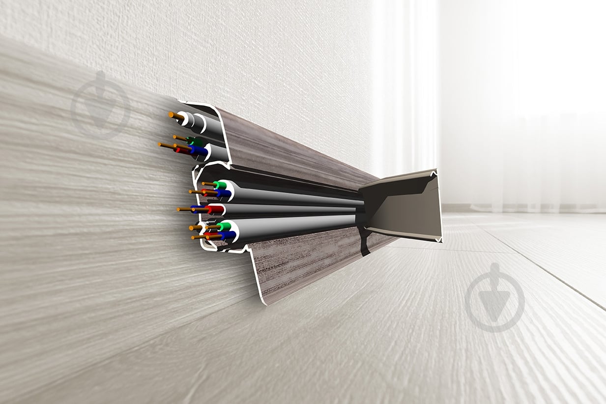 Плинтус SAN DECOR Elegance 792 бермуда 26х70х2500 мм - фото 2