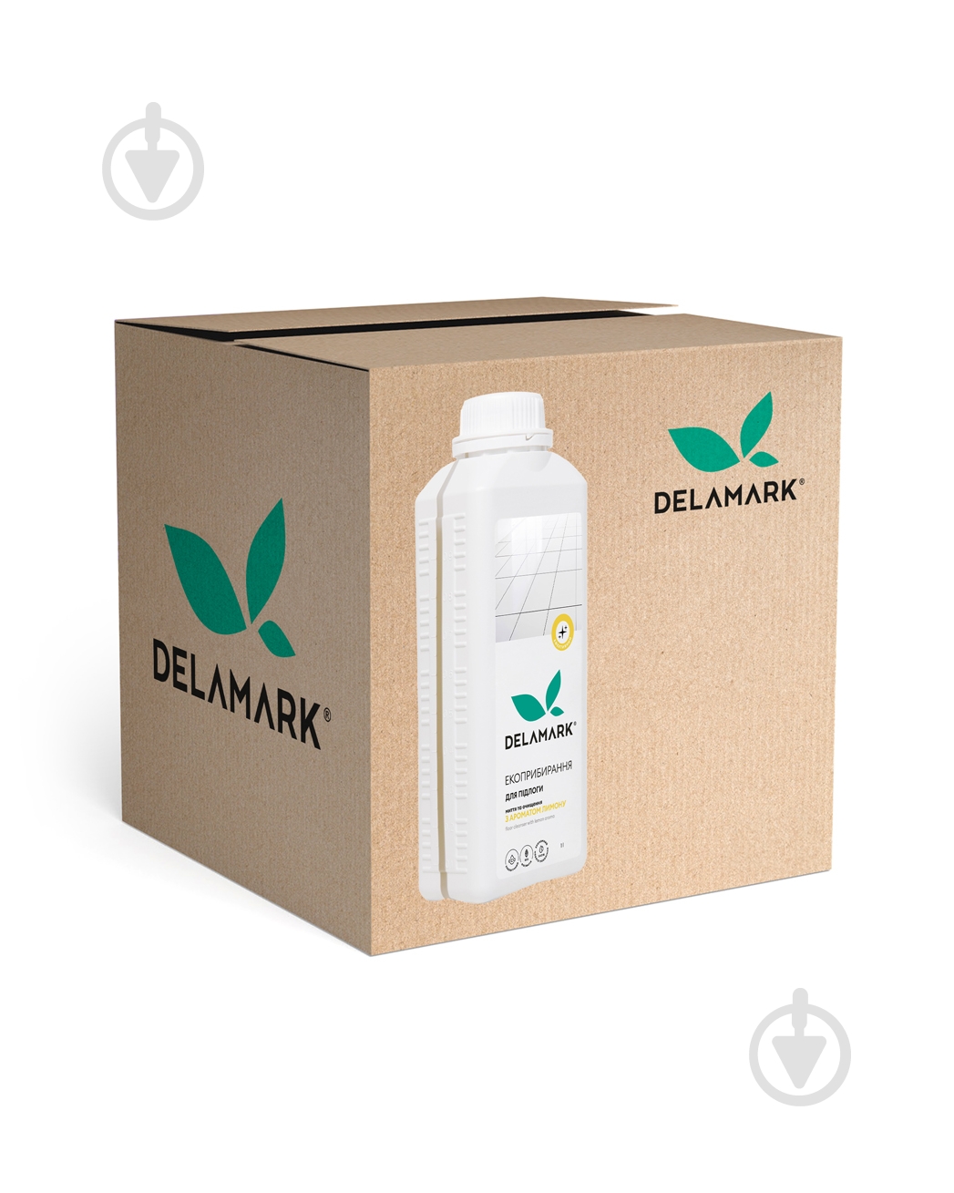 Засіб для миття підлоги DeLaMark з ароматом лимону 8 шт. /упак 1 л - фото 1